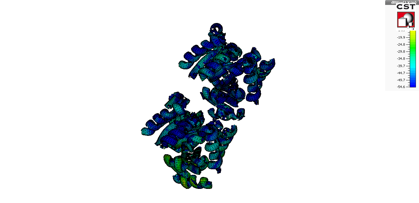 Tubulin E-Field Animation